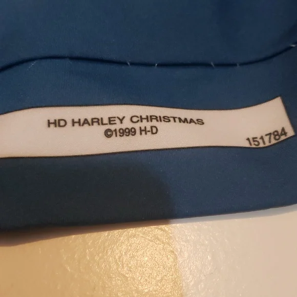 Vintage 1999 Harley Davidson Christmas Tie - Picture 4 of 4
